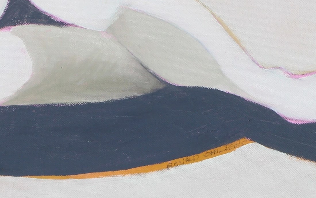 RON CHILDERS California Modern Portrait of a Figure on the Beach oil painting 2014 - 5