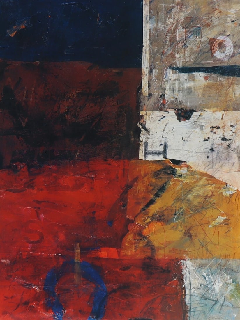 Robert Inman Abstract Expressionist S/N Offset Lithograph Soho #6 - 3