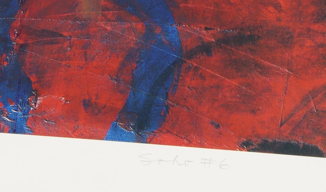 Robert Inman Abstract Expressionist S/N Offset Lithograph Soho #6 - 6