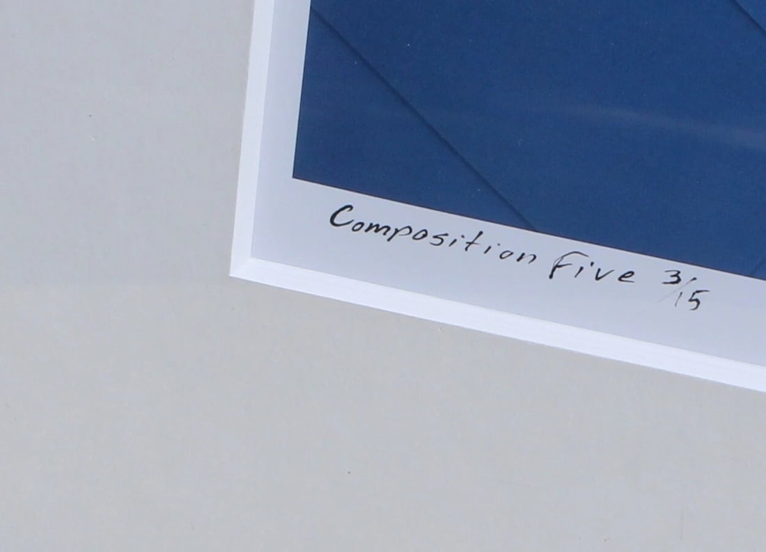 ALI FARHOODI (1951-2014) Composition Five S/N Digital Archival Print 3/15 - 4