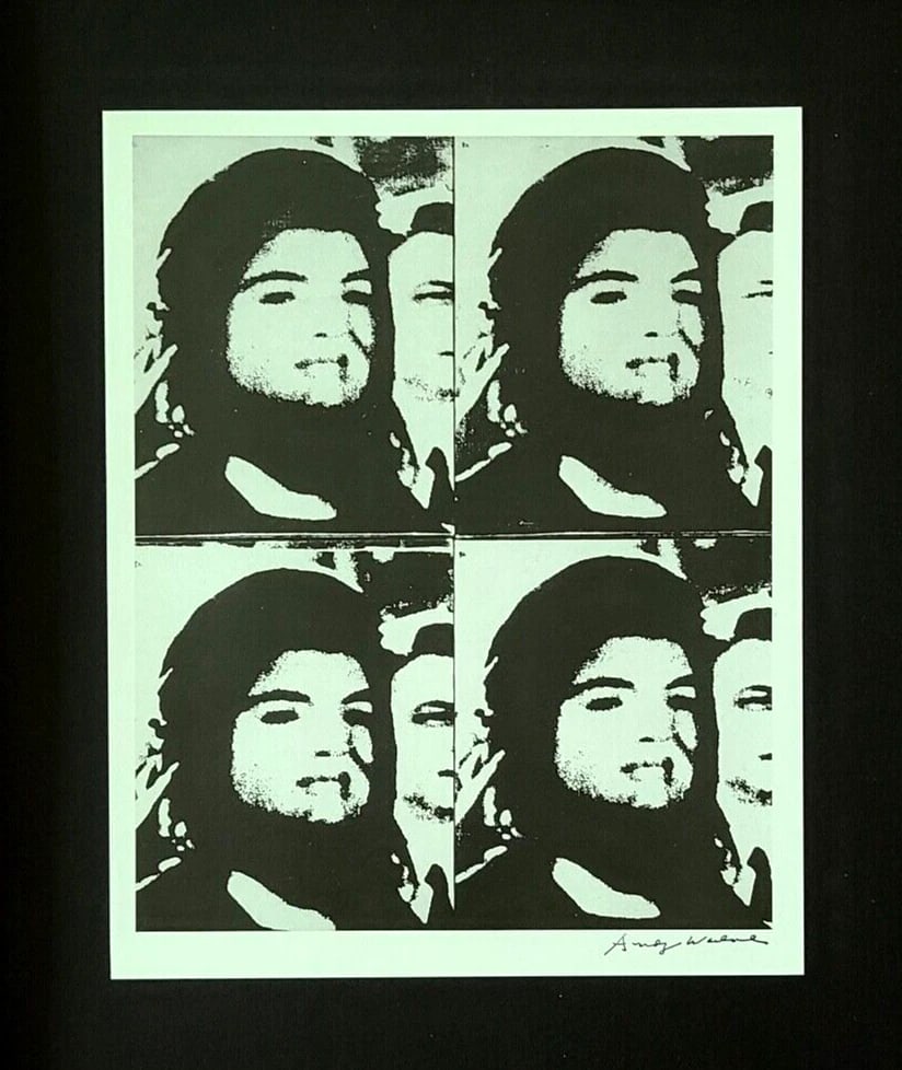 Andy Warhol | Vintage 1984 " JACKIE KENNEDY " Print Signed Ready to Hang - 2