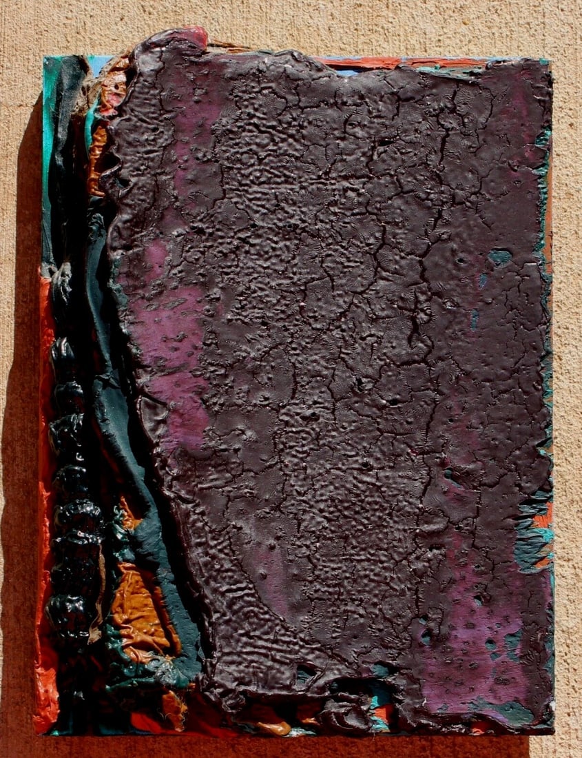 LESLIE D WAYNE Fine Gallery Provenance "A Friend's Advice" 1993 Abstract (1 of 5)