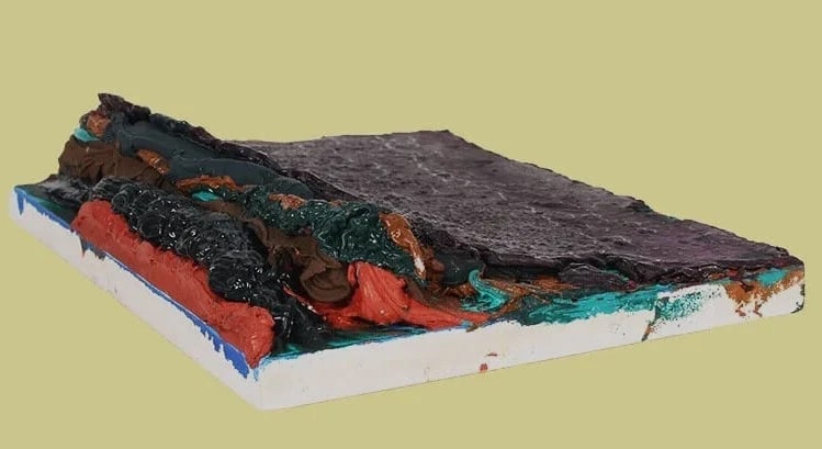 LESLIE D WAYNE Fine Gallery Provenance "A Friend's Advice" 1993 Abstract - 5