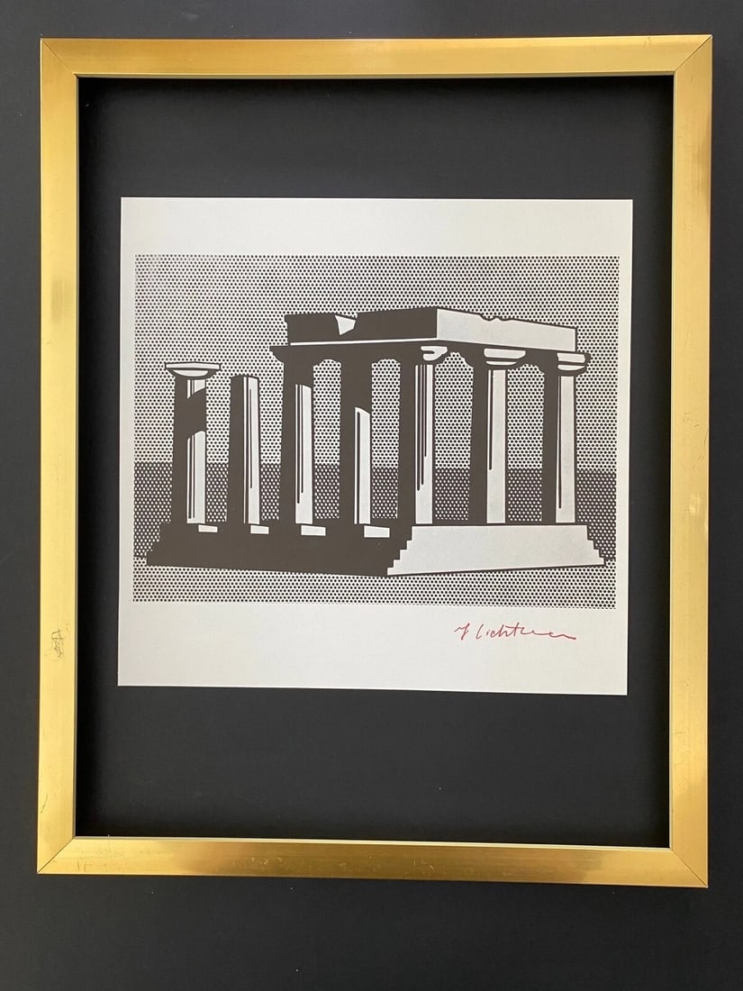 Roy Lichtenstein | Vintage 1970 Signed | Mounted & Framed Offset Lithograph (1 of 3)