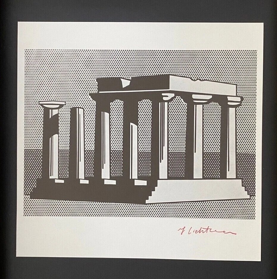 Roy Lichtenstein | Vintage 1970 Signed | Mounted & Framed Offset Lithograph - 2