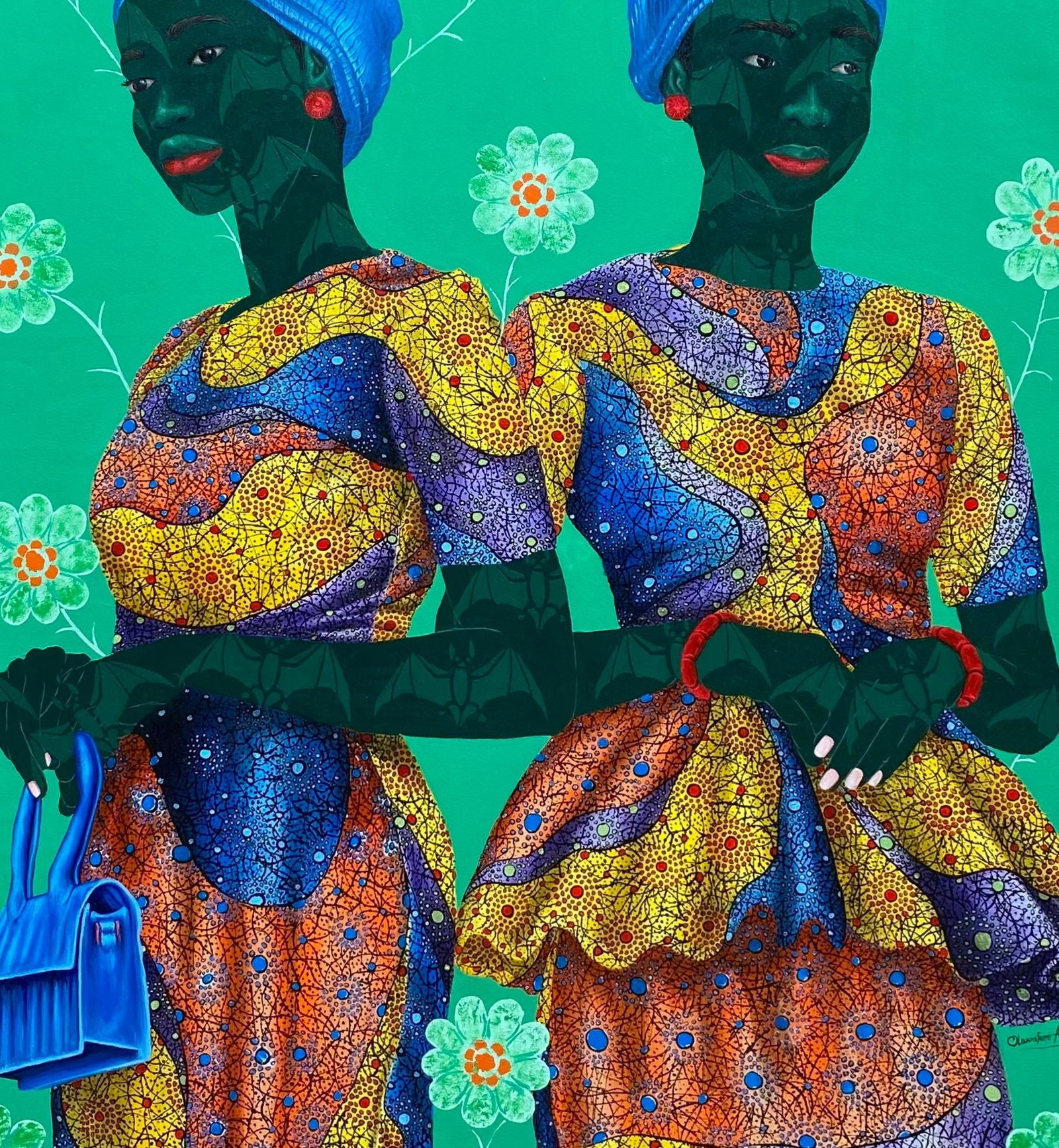 Oluwafemi Afolabi, Sisters in Yellow 3, 2024 - 4