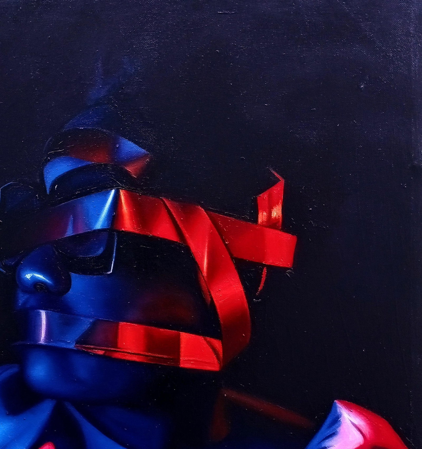 Awosola Michael Angello, Shaded 3 (The Light Bearer) - 21st Century, Contemporary, Figurative, Dark, - 6