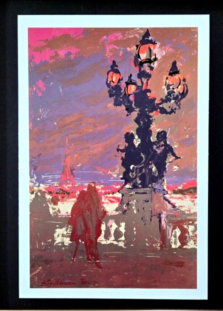 LeRoy Neiman PARIS FRANCE Signed Pop Art FramedReady to Hang - 2