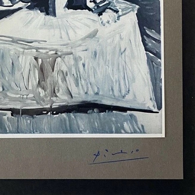 PABLO PICASSO + FROM 1969 + SIGNED + Collector Piece Framed - 2