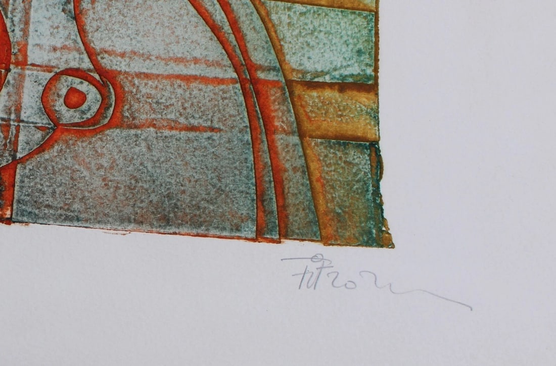 GERARD FITREMANN Surrealist Color Etching QUASIMODO S/N 10/90 Mirelle Fine Art - 6
