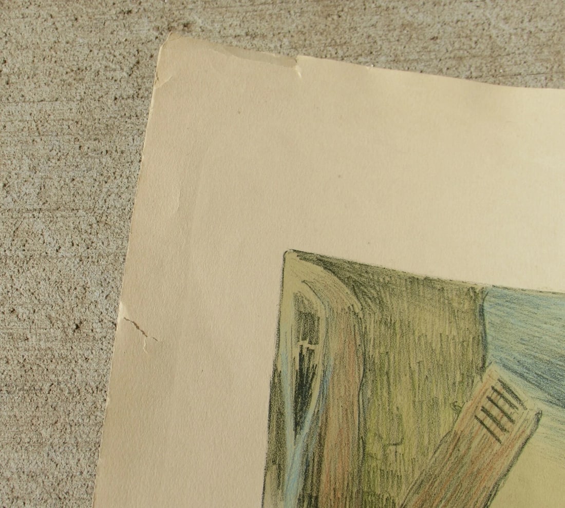 Abel Pann Color Lithograph La Classe 1935 se debrouille Edition Size 398/500 - 6