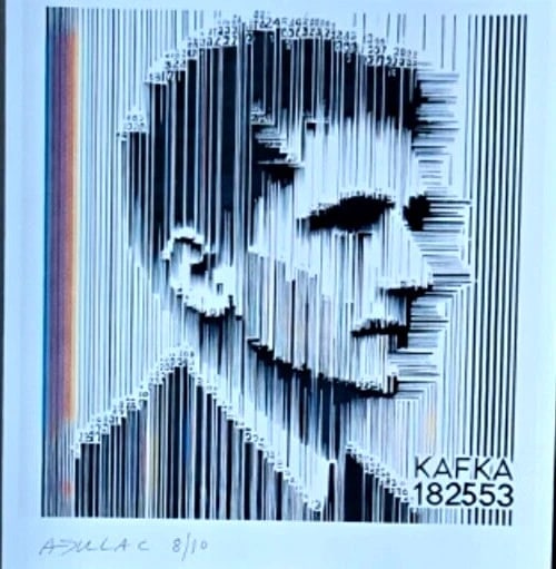 ALEXANDER DULAC | FRANZ KAFKA Hand Signed Authentic Print Ed of 10 COA+ - 2