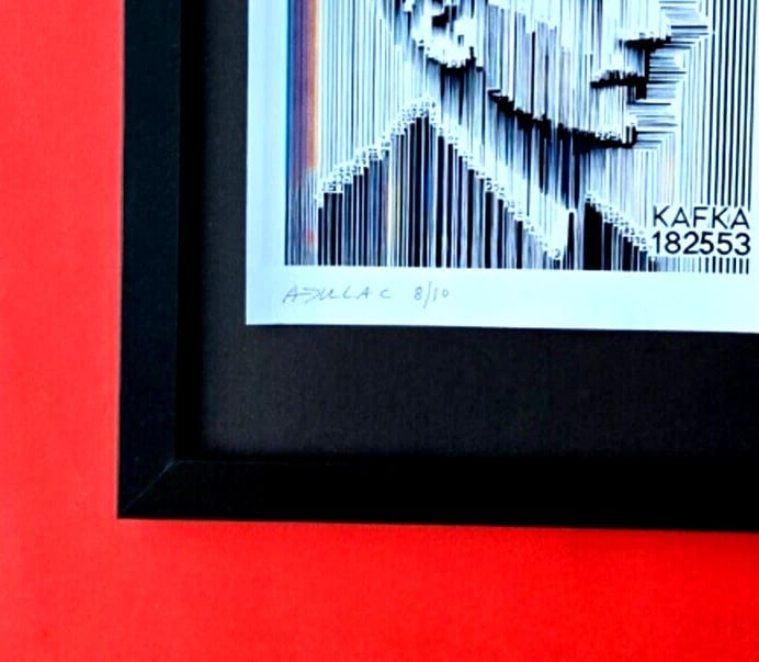 ALEXANDER DULAC | FRANZ KAFKA Hand Signed Authentic Print Ed of 10 COA+ - 3