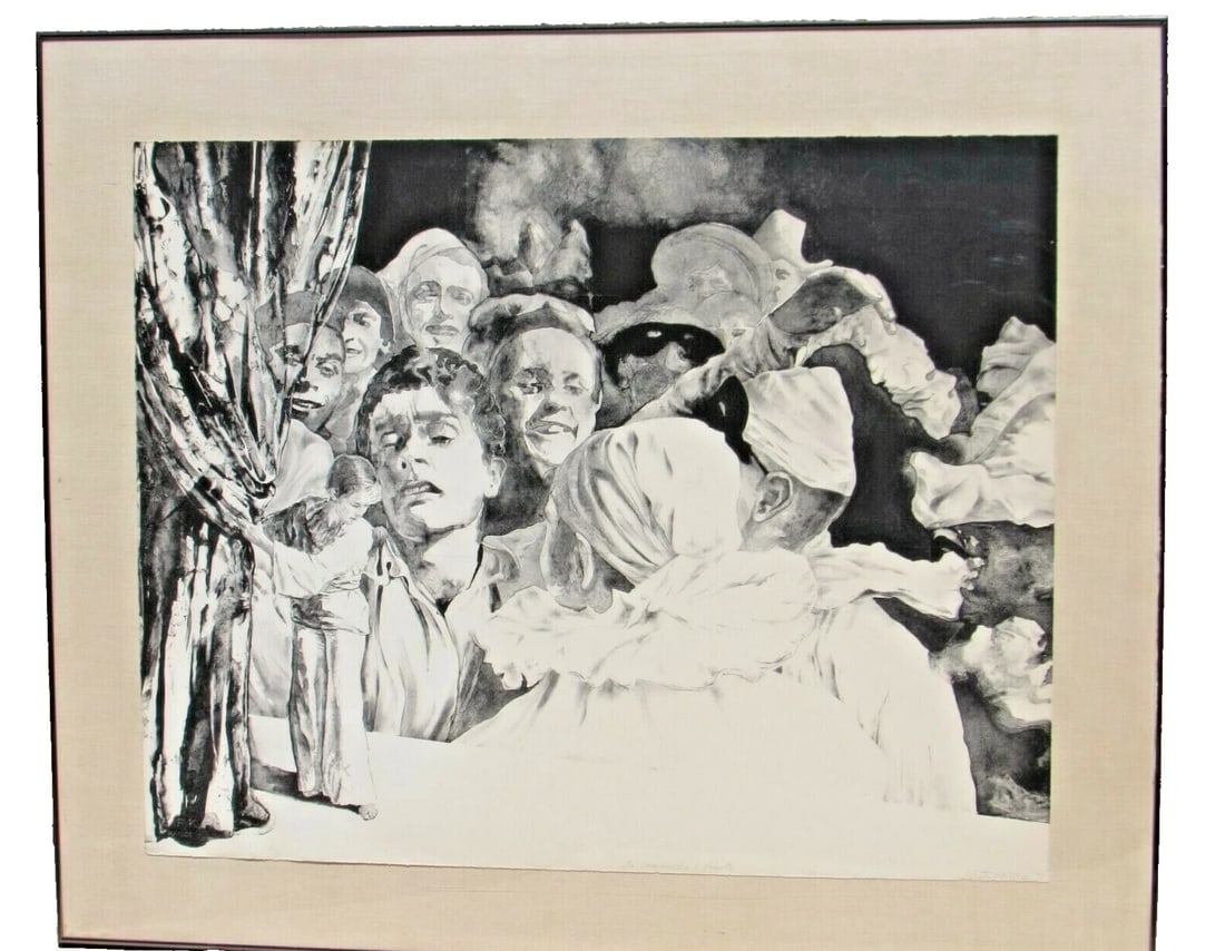 Ruth Weisberg Lithograph "La Commedia E Finita" (Children of Paradise) Ed of 30 - 2