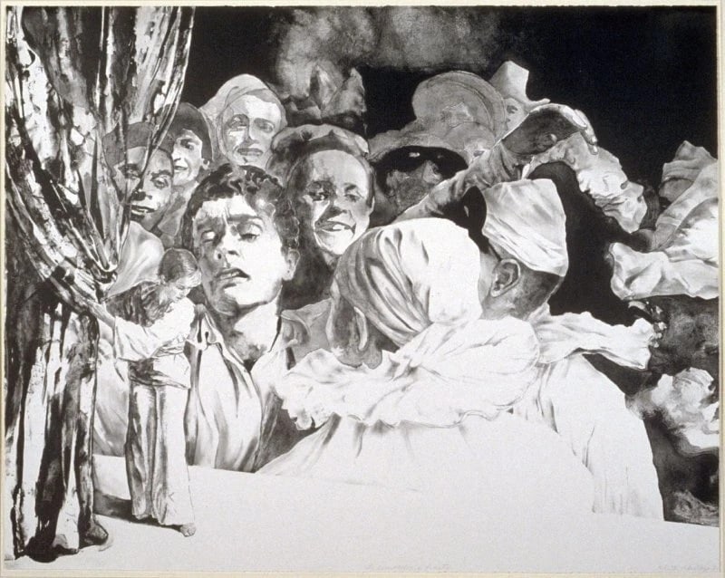 Ruth Weisberg Lithograph "La Commedia E Finita" (Children of Paradise) Ed of 30 - 4
