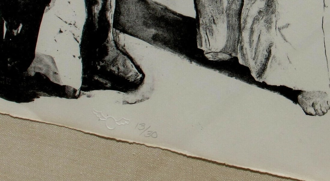 Ruth Weisberg Lithograph "La Commedia E Finita" (Children of Paradise) Ed of 30 - 6