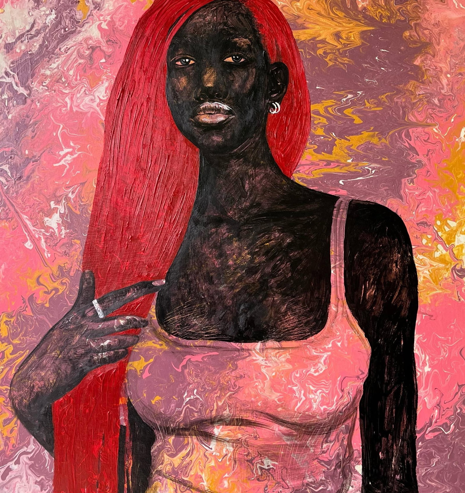 Maria Tendo, Red Hair, 2022 - 10