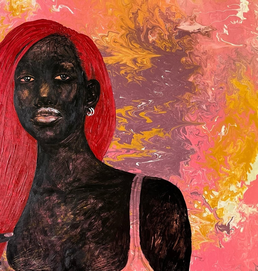 Maria Tendo, Red Hair, 2022 - 7