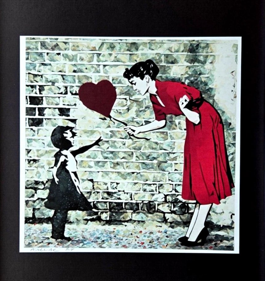 ALEXANDER DULAC | LET'S SHARE THE HEART Hand Signed Authentic Print Edof10 | COA - 3