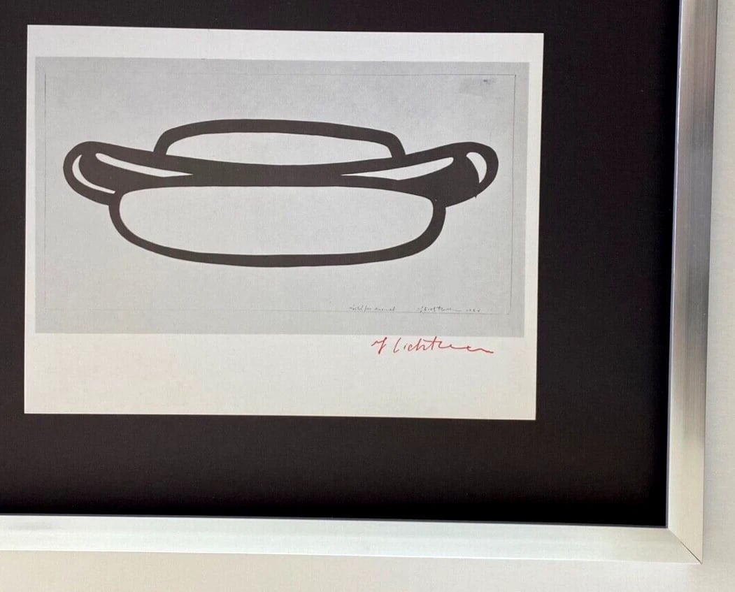 Roy Lichtenstein | Vintage 1970 Signed | Mounted & Framed Offset Lithograph - 2