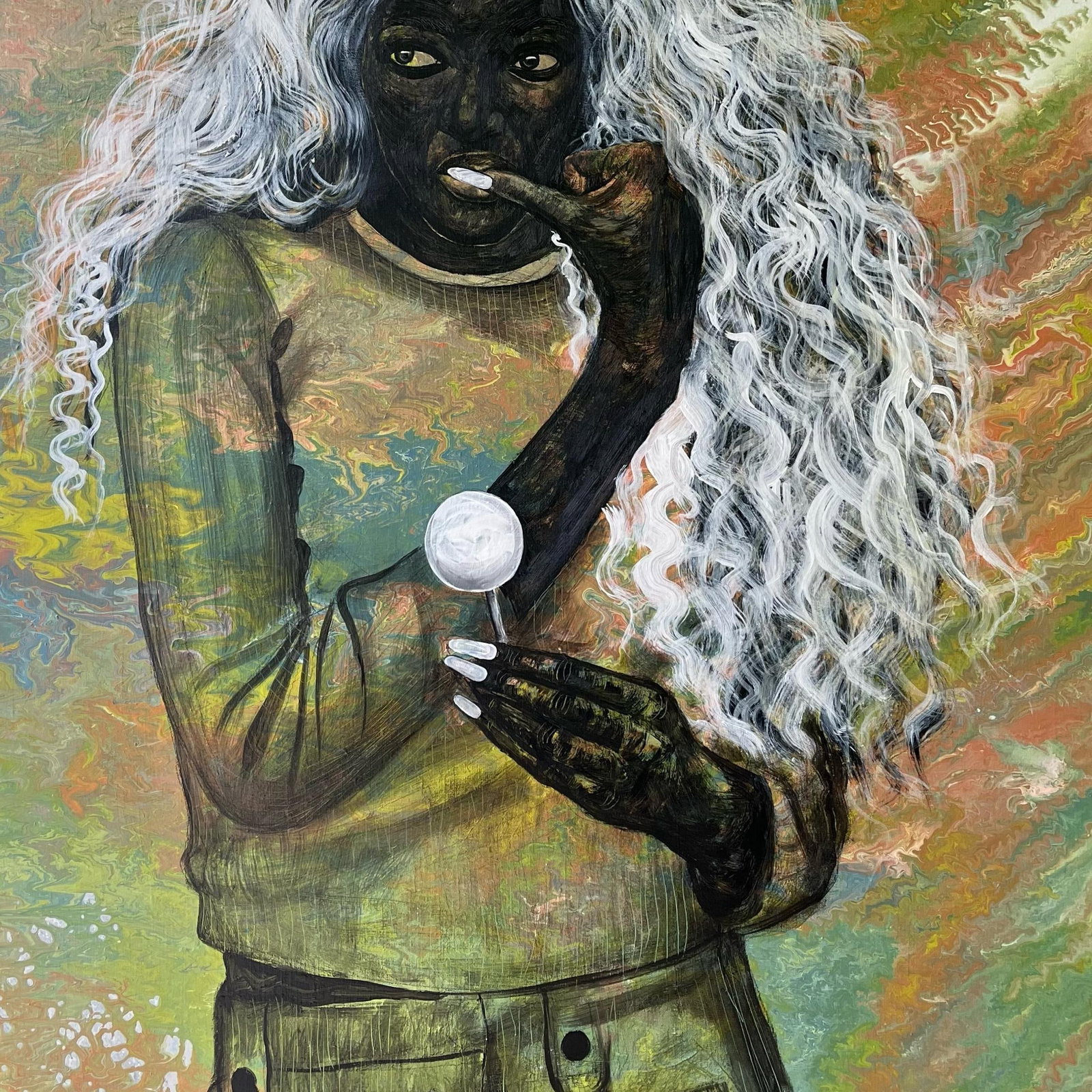 Maria Tendo, White Lollipop, 2022 - 10