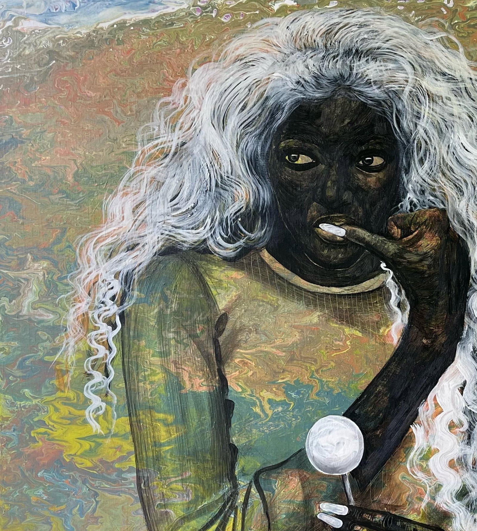 Maria Tendo, White Lollipop, 2022 - 12