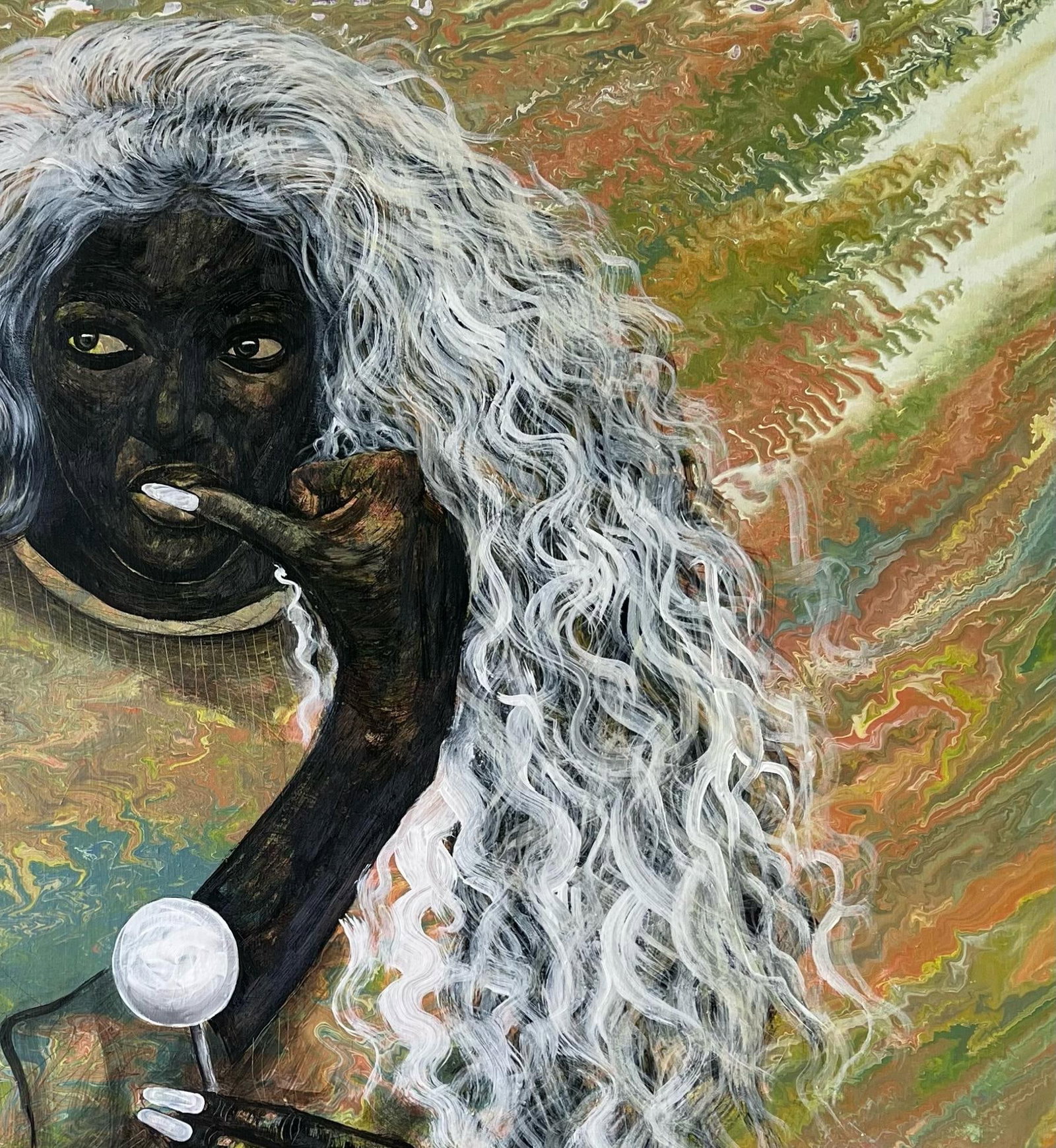 Maria Tendo, White Lollipop, 2022 - 7