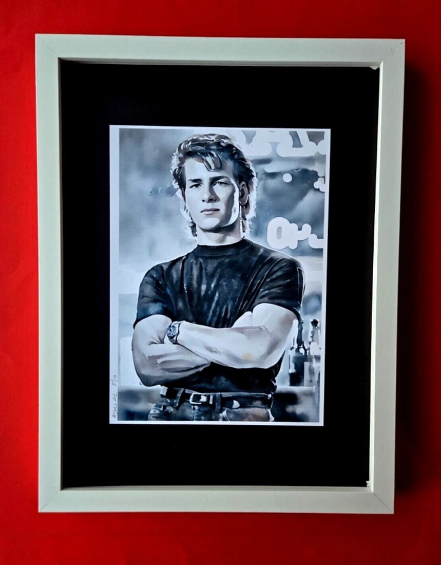 ALEXANDER DULAC | PATRICK SWAYZE Hand Signed Authentic Print Ed.of 10 COA (1 of 4)