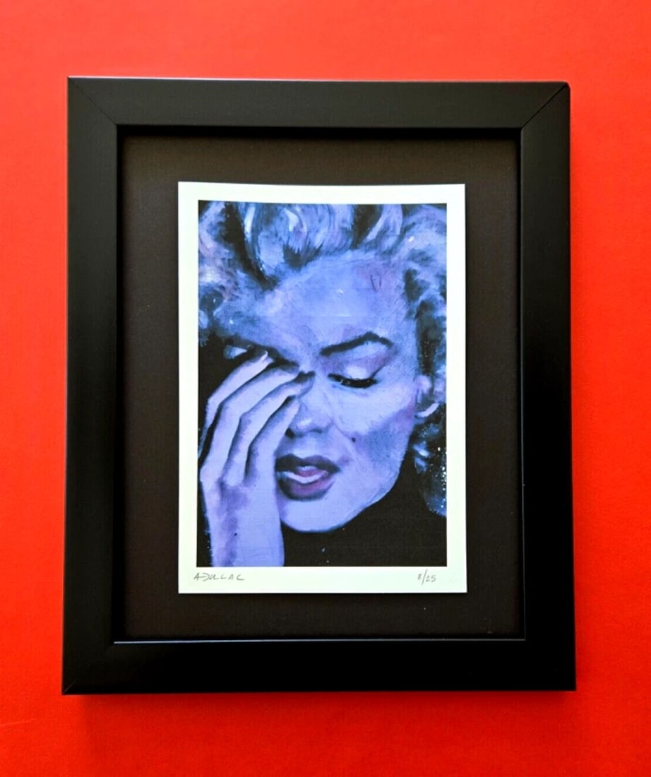 ALEXANDER DULAC | MARILYN MONROE Hand Signed Authentic Print Edof 25 COA+ (1 of 4)