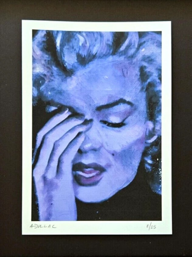 ALEXANDER DULAC | MARILYN MONROE Hand Signed Authentic Print Edof 25 COA+ - 3