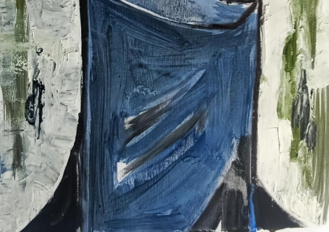 Omoyeni Arogunmati, Blue Woman 1, 2024 - 2