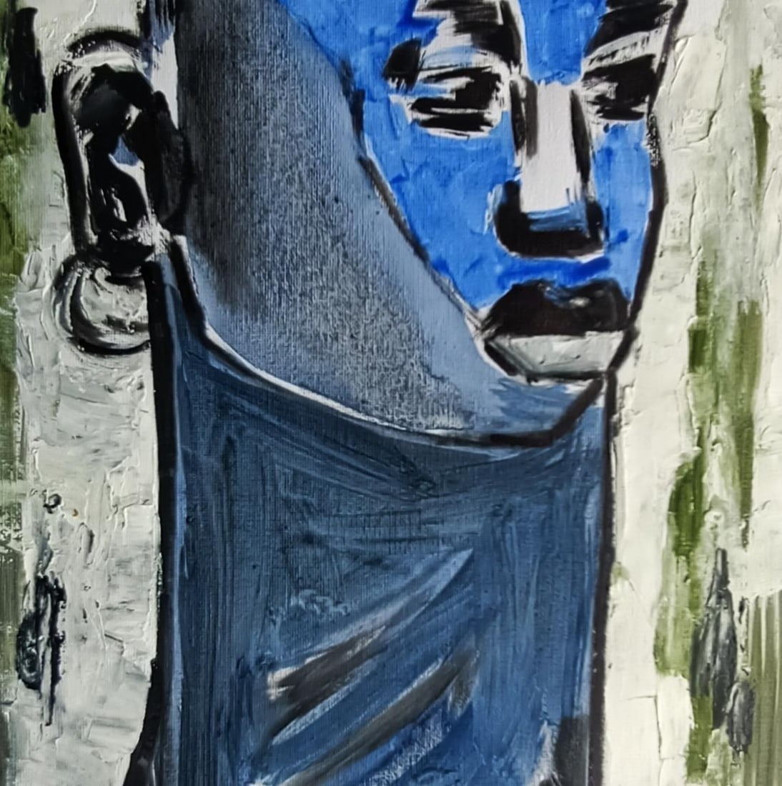 Omoyeni Arogunmati, Blue Woman 1, 2024 - 3