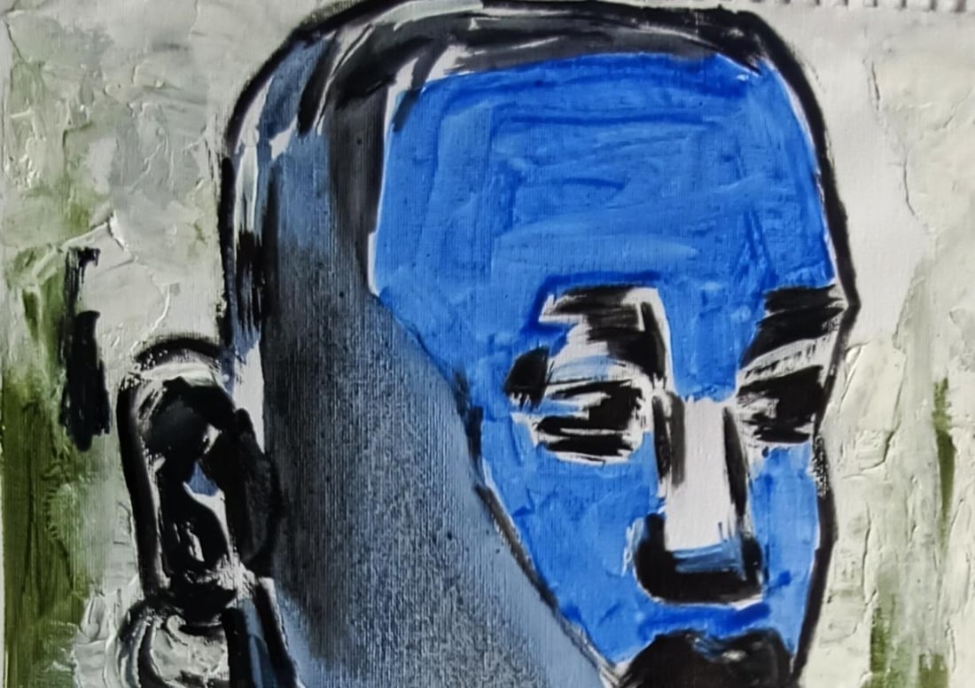 Omoyeni Arogunmati, Blue Woman 1, 2024 - 5