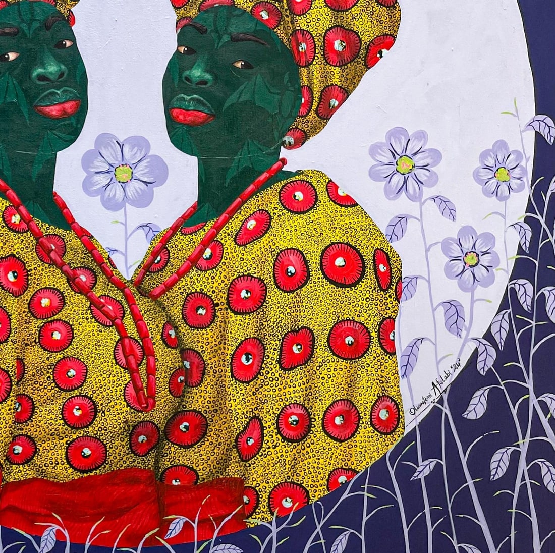 Oluwafemi Afolabi, Sisters in Yellow 2, 2024 - 3