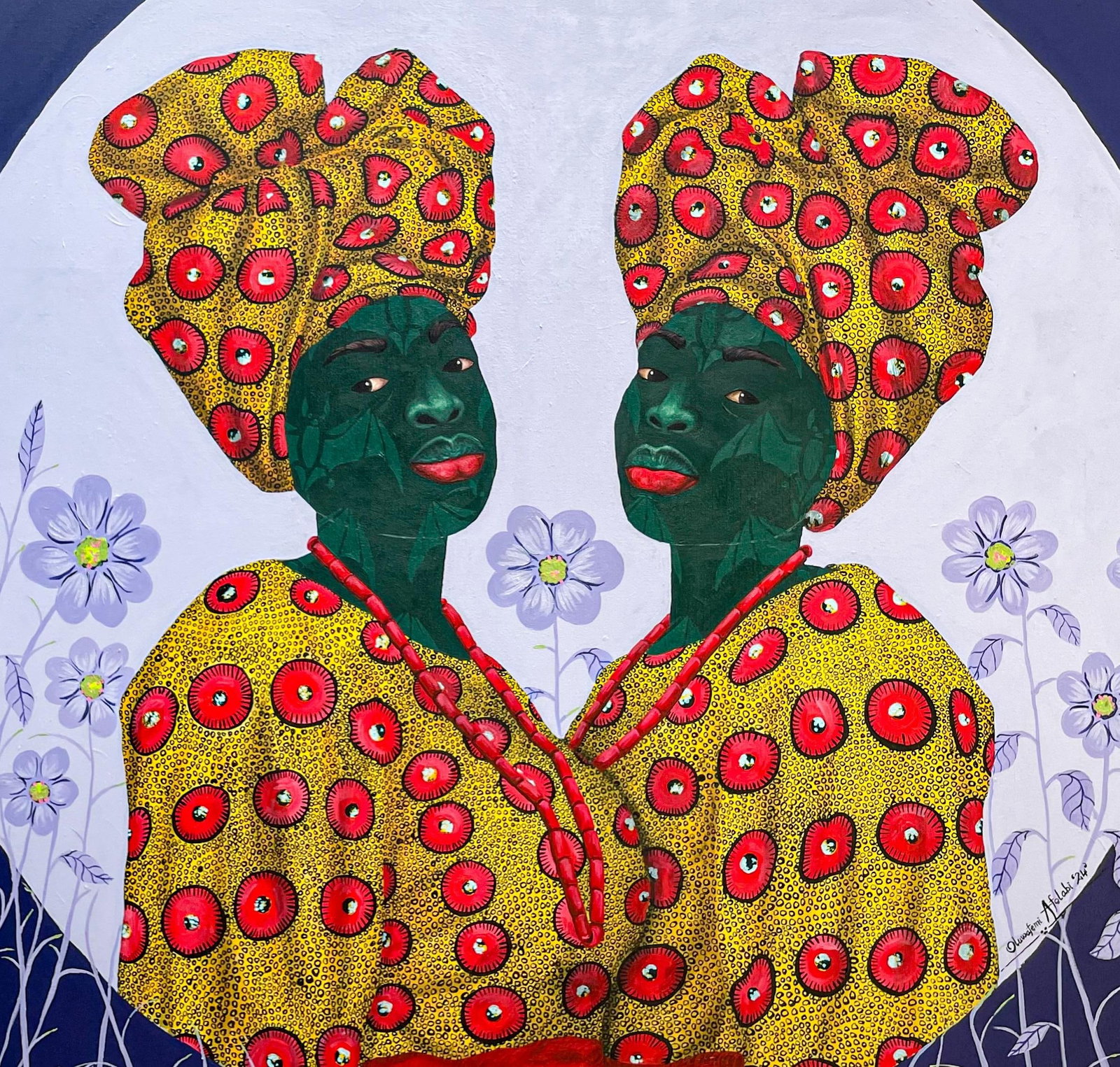 Oluwafemi Afolabi, Sisters in Yellow 2, 2024 - 4