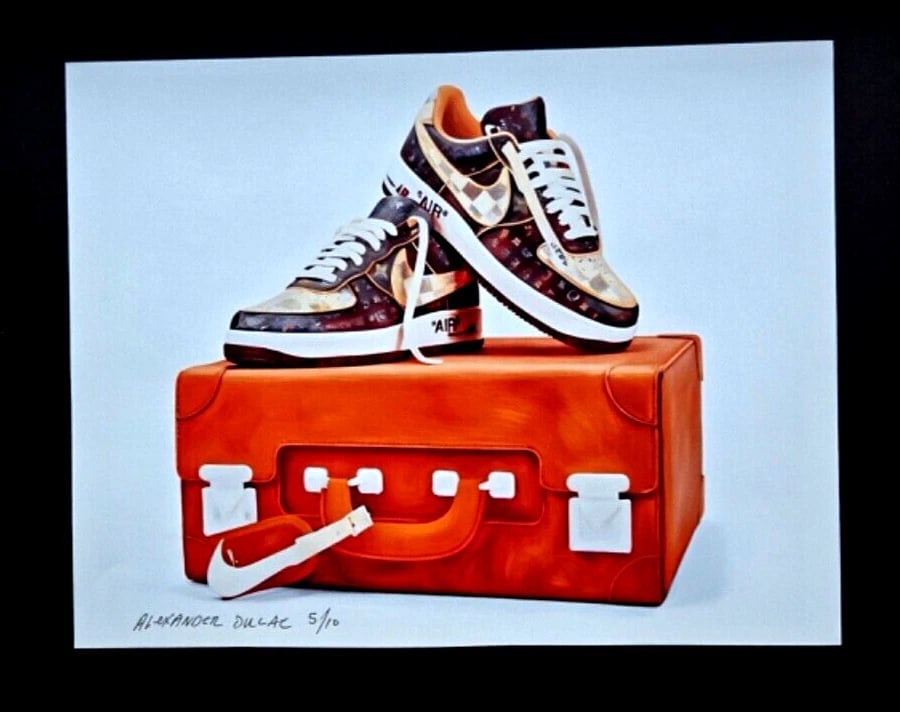 ALEXANDER DULAC MY SNEAKERS Hand Signed Print Only 10 COA - 3