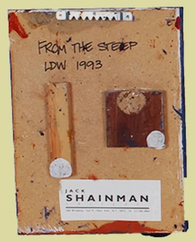 LESLIE D WAYNE Fine Gallery Provenance "From the Steep" 1993 Abstract - 4