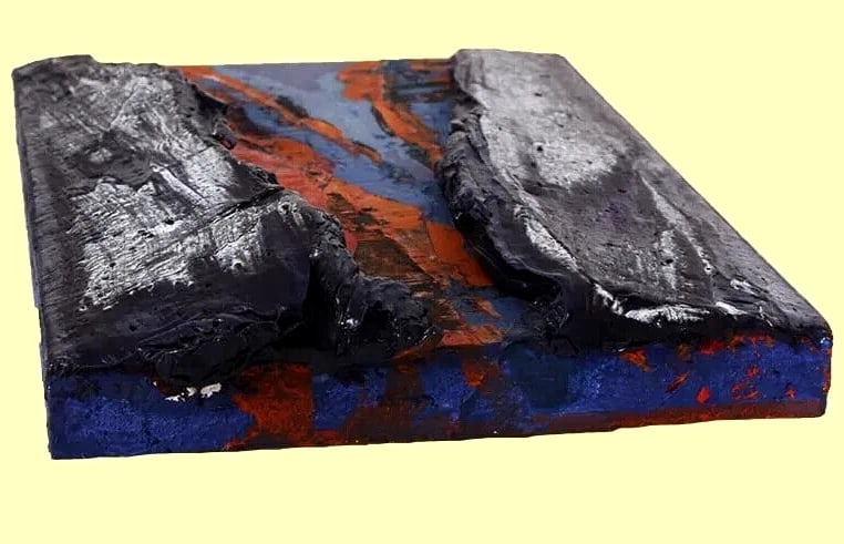 LESLIE D WAYNE Fine Gallery Provenance "From the Steep" 1993 Abstract - 5