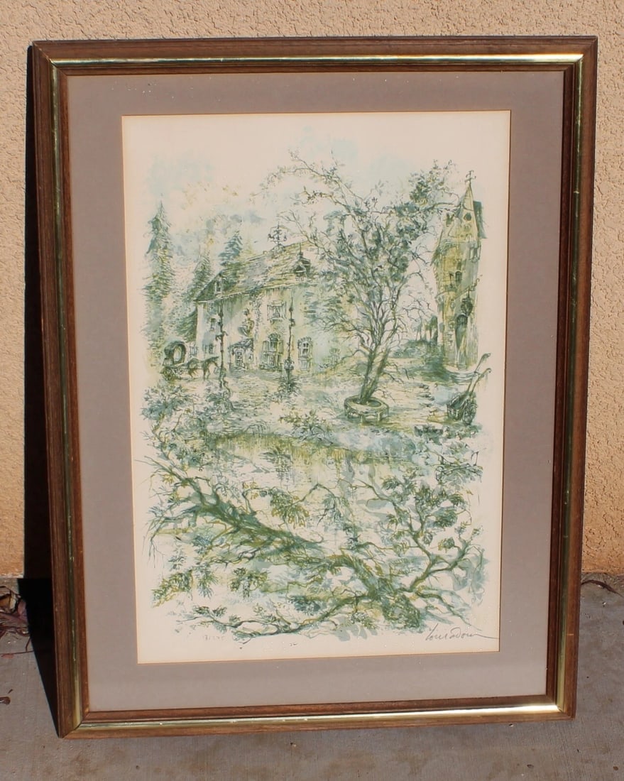 DANIEL LOURADOUR S/N Lithograph Carriage by Country House COA Collector's Guild - 9