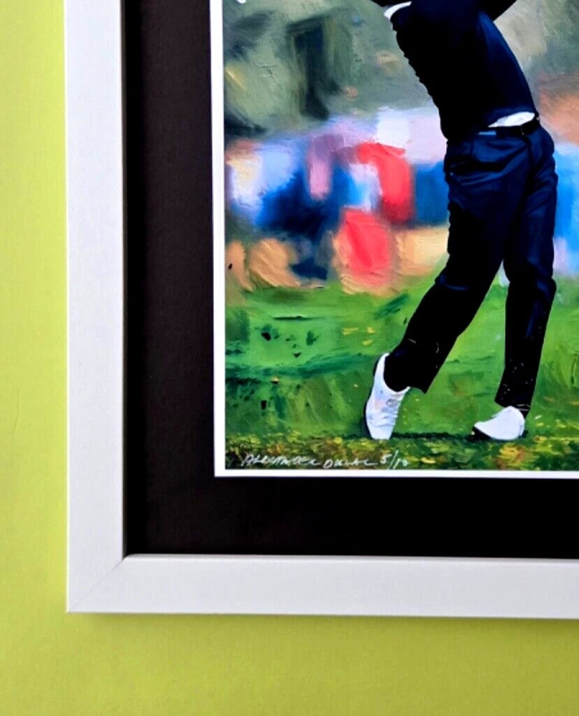 ALEXANDER DULAC | SEVE BALLESTEROS GOLF Hand Signed Print Edof10 | COA - 4
