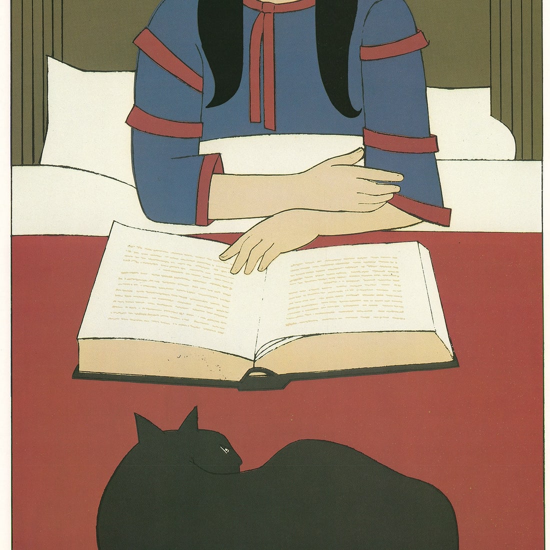 Child Reading - Red - 3