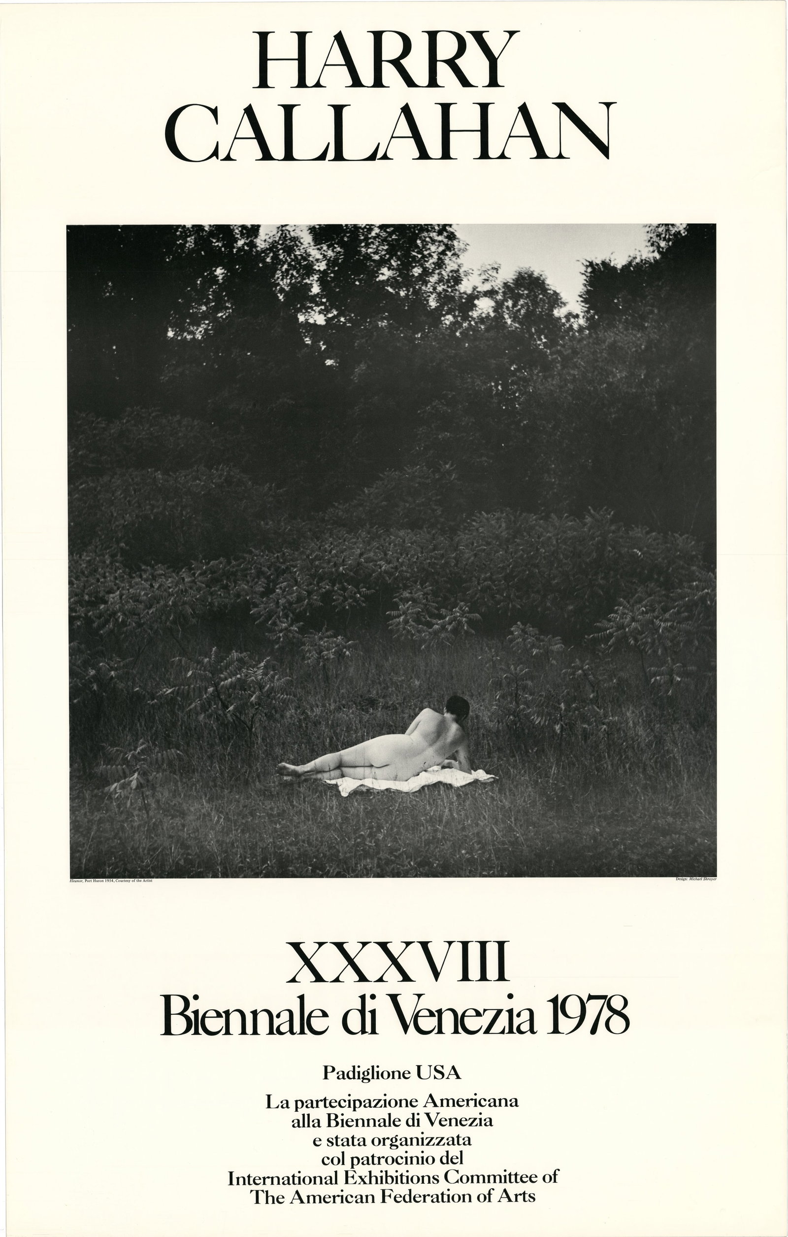 Eleanor: Eleanor by Harry Callahan, 1978 Unsigned Offset Lithograph. Paper size is 36 x 23 inches, with an image size of 19 x 18.75 inches. The Offset Lithograph is from an unknown edition size. and is not