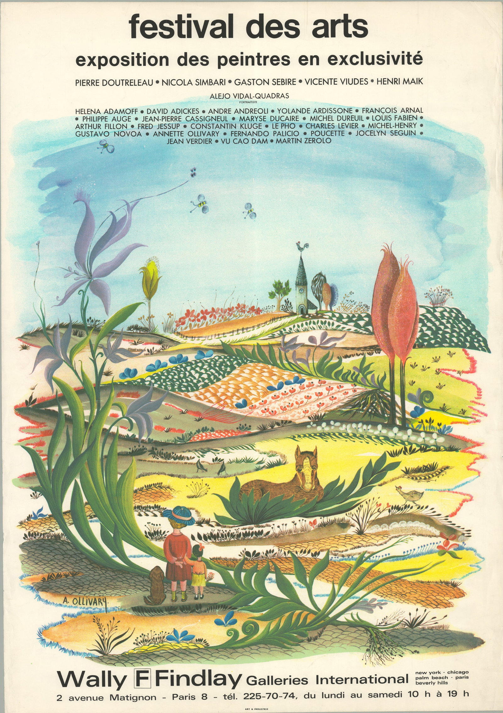 Festival Des Arts: Festival Des Arts by , 1974 Unsigned Offset Lithograph. Paper size is 28.5 x 20 inches, with an image size of 28.5 x 20 inches. The Offset Lithograph is from an unknown edition size. and is not framed