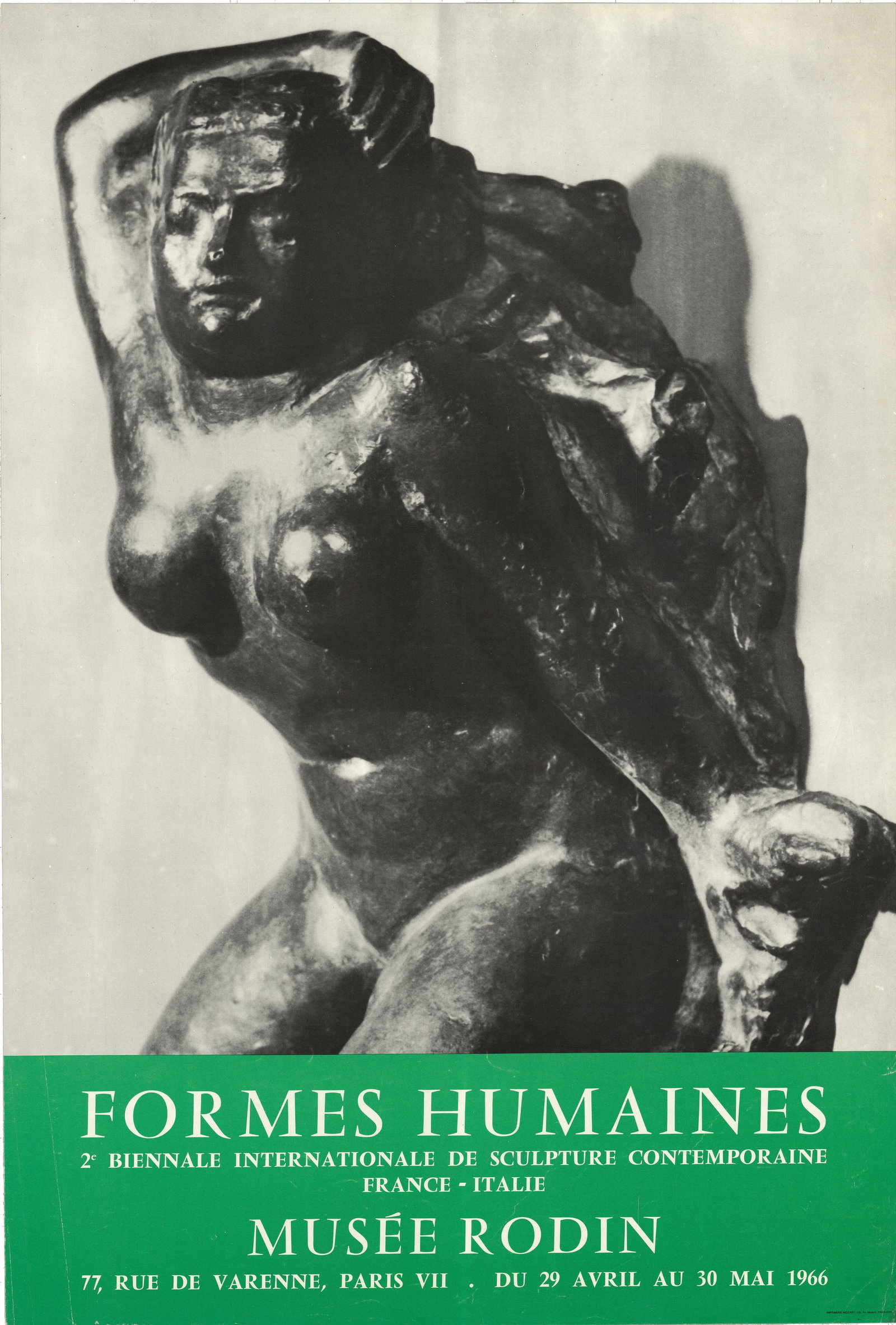 Formes Humaines: Formes Humaines by Auguste Rodin, 1966 . Paper size is 23.25 x 15.75 inches, with an image size of 18.5 x 15.75 inches. The is from an unknown edition size. and is not framed. The condition was rated 
