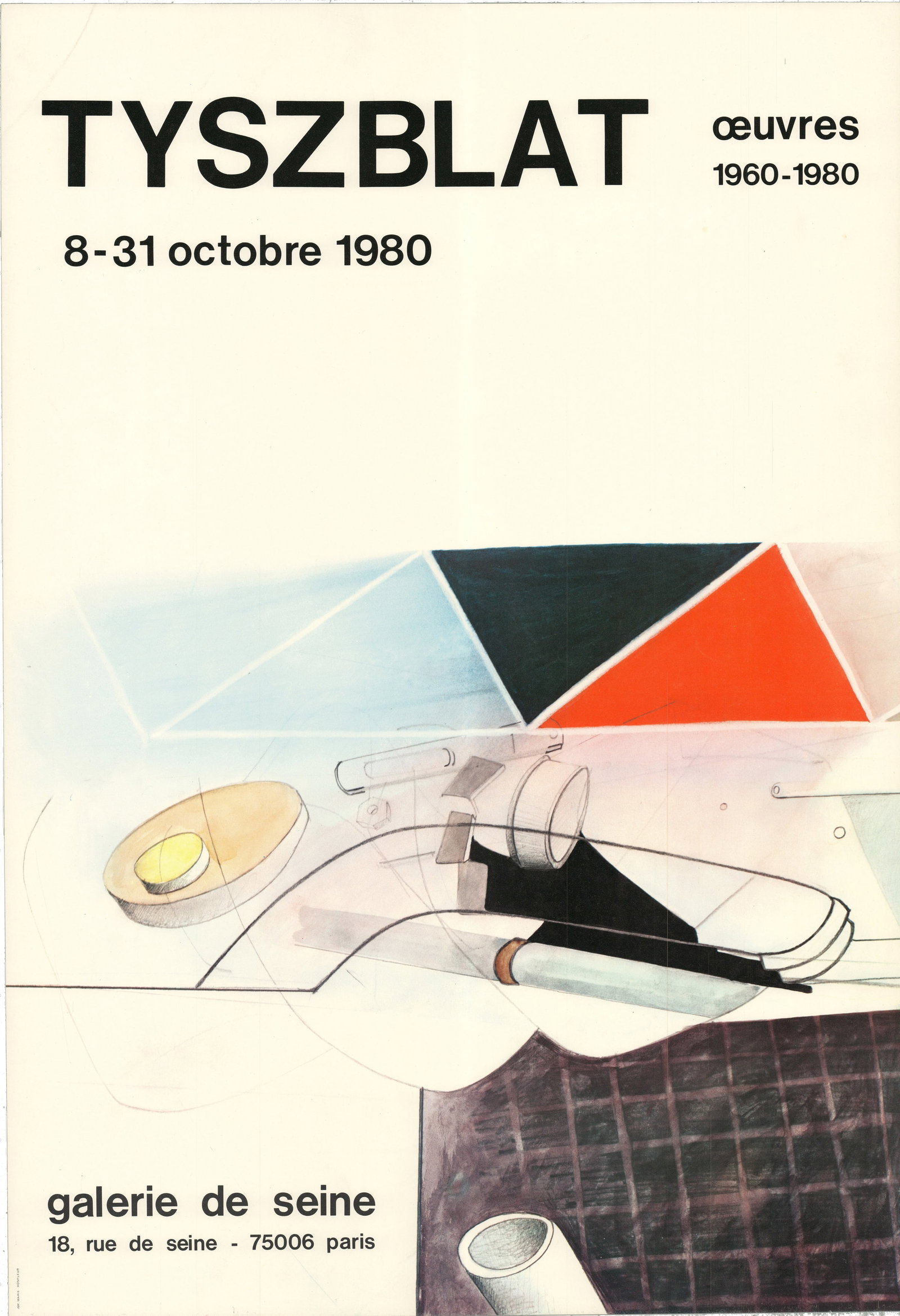 Galerie de Seine: Galerie de Seine by Jan Dibbets, 1980 . Paper size is 23 x 15.75 inches, with an image size of 23 x 15.75 inches. The is from an unknown edition size. and is not framed. The condition was rated A-: