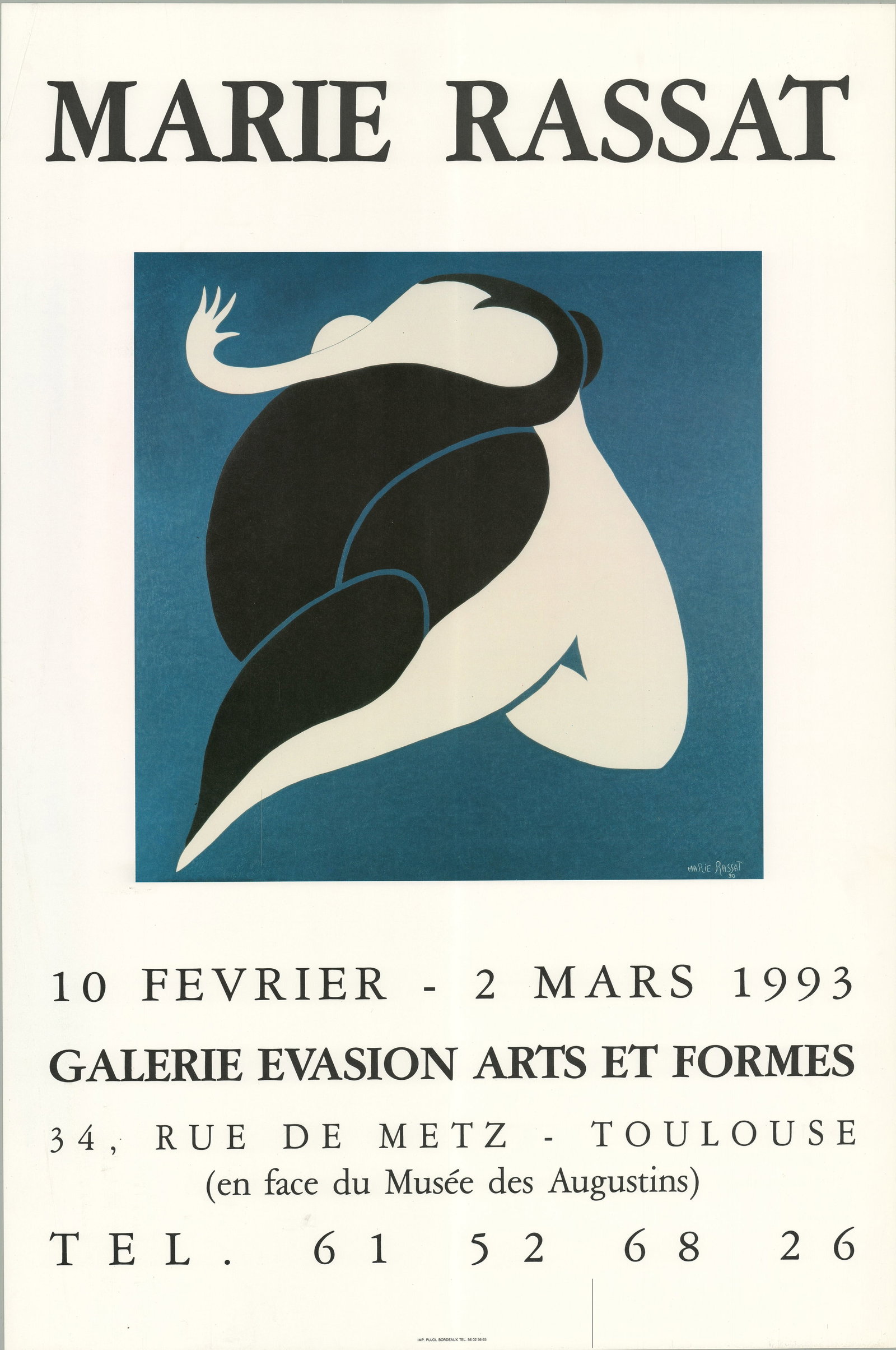 Galerie Evasion Arts Et Formes: Galerie Evasion Arts Et Formes by Marie Rassat, 1993 Unsigned Offset Lithograph. Paper size is 23.75 x 15.75 inches, with an image size of 11 x 11 inches. The Offset Lithograph is from an unknown