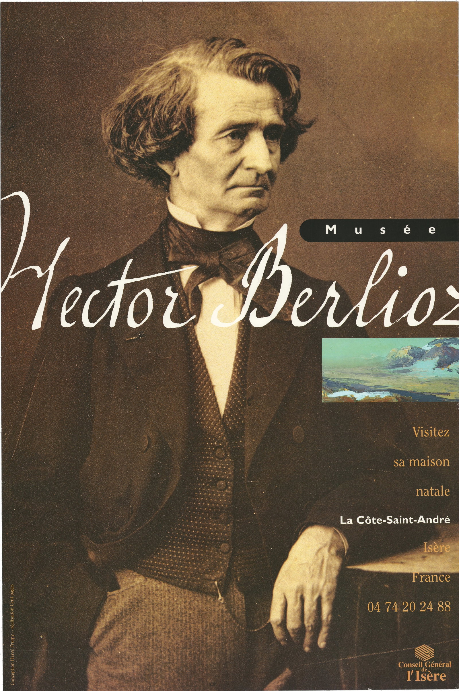 Hector Berlioz: Hector Berlioz by Artist Unknown, 1975 Unsigned Offset Lithograph. Paper size is 23.75 x 15.75 inches, with an image size of 23.75 x 15.75 inches. The Offset Lithograph is from an unknown edition