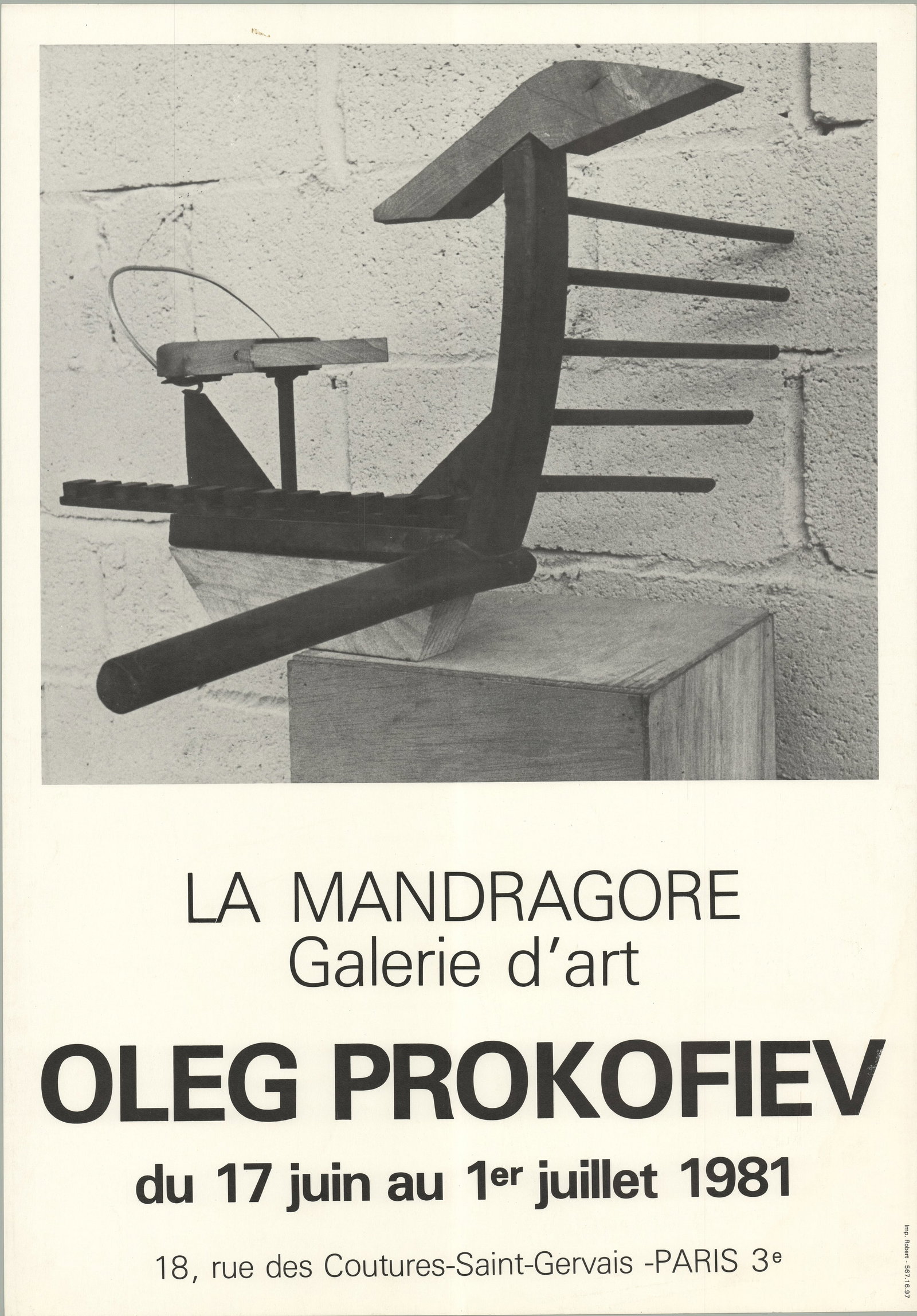 La Mandragore: La Mandragore by Oleg Prokofiev, 1981 Unsigned Offset Lithograph. Paper size is 19.75 x 13.75 inches, with an image size of 11 x 12.5 inches. The Offset Lithograph is from an unknown edition size.