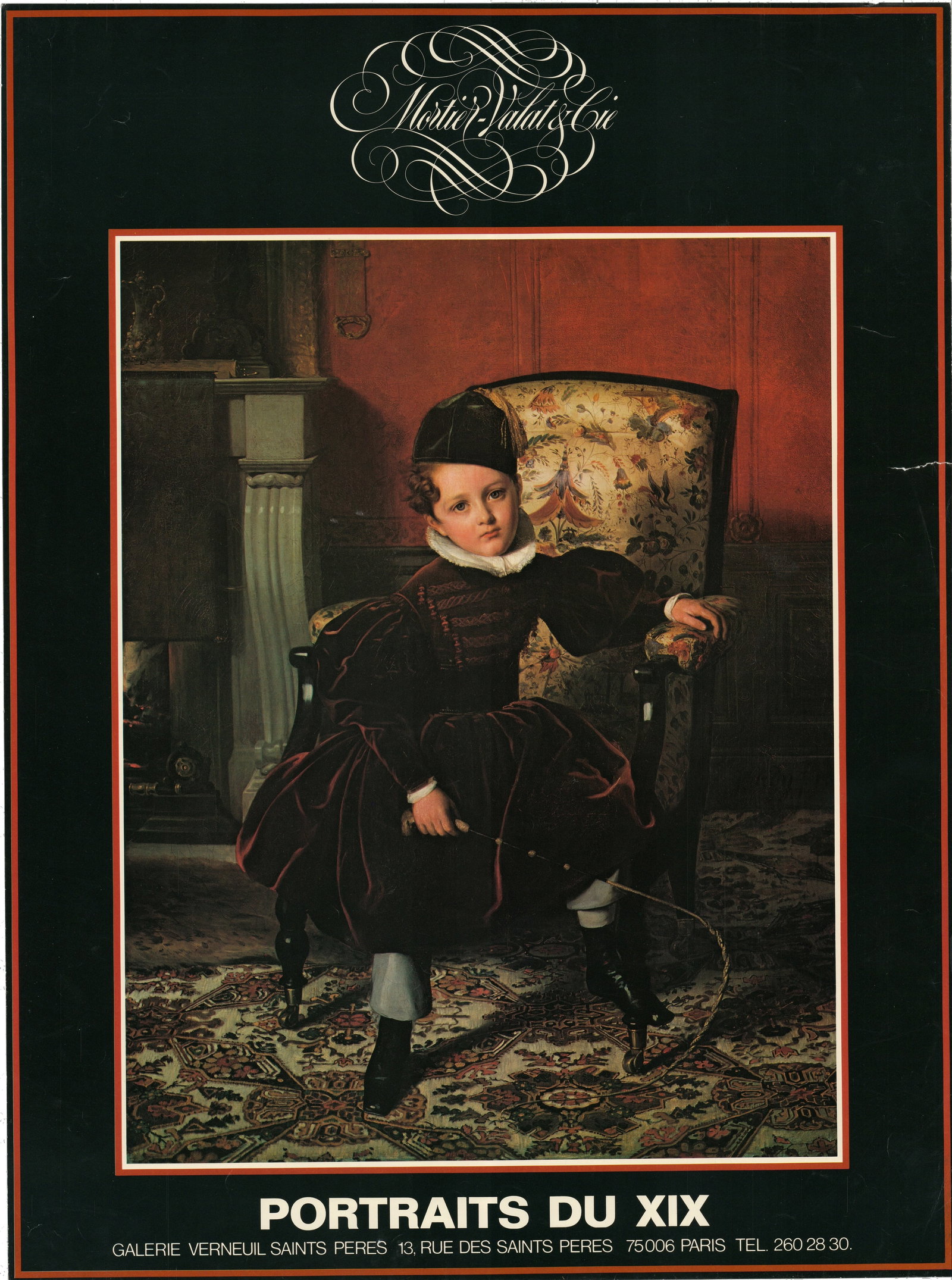 Portraits du XIX siecle: Portraits du XIX siecle by Artist Unknown, 1971 Unsigned Offset Lithograph. Paper size is 21.25 x 15.75 inches, with an image size of 15.25 x 11.75 inches. The Offset Lithograph is from an unknown
