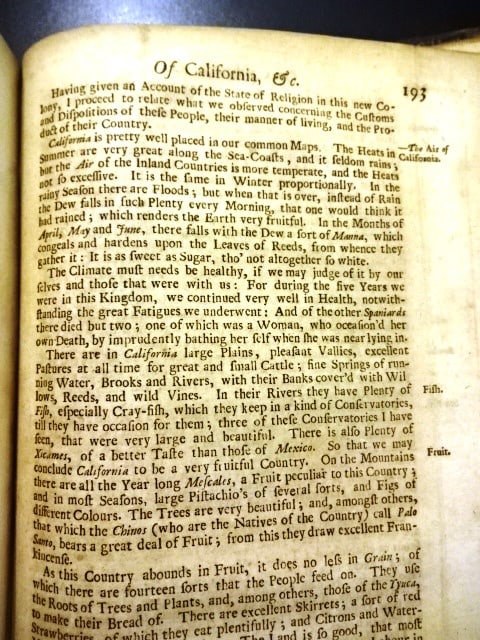 1721 Kino California Map Volume Philosophical Transactions - 4